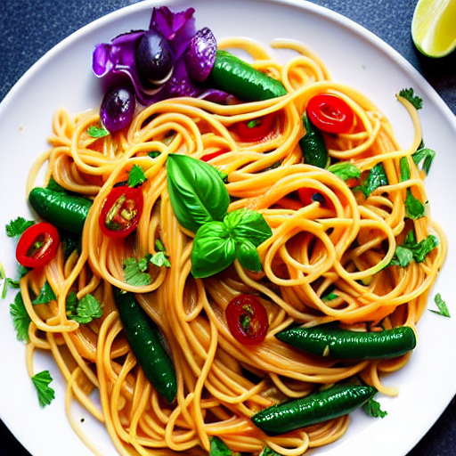Pasta con Aceitunas