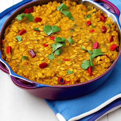 Masala Oats Bake
