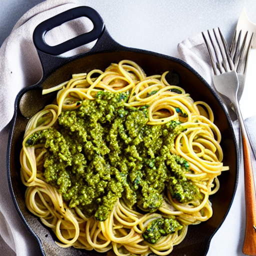 Pasta al Pesto Español
