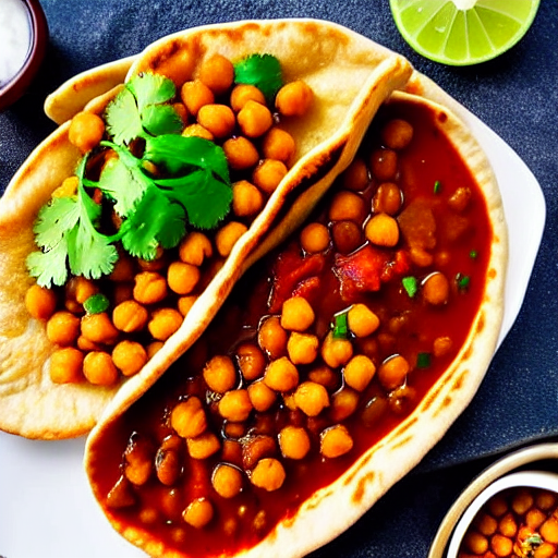 Vegan Chole Bhature