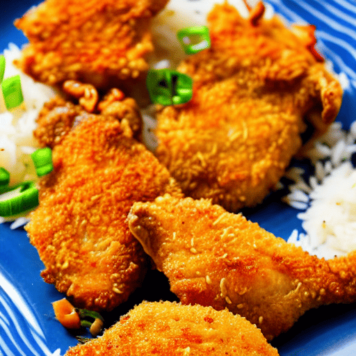 Crispy Chicken and Rice