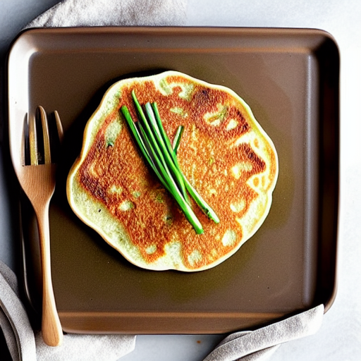 Baked Chive Pancake