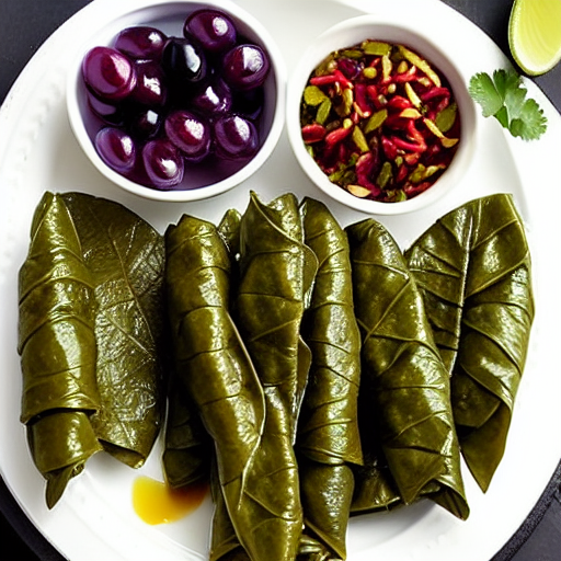 Vegetarian Stuffed Grape Leaves
