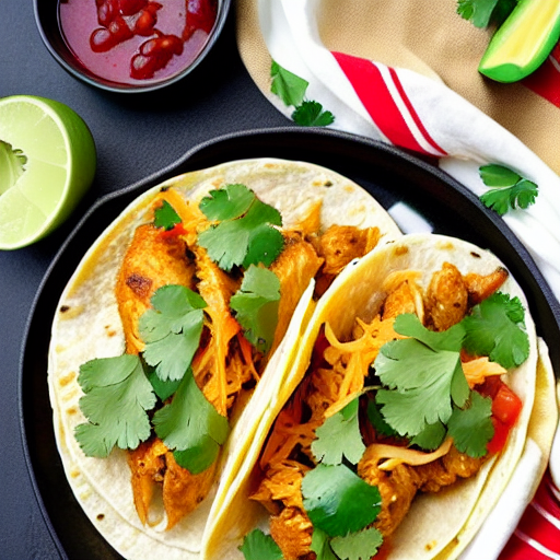 Cheesy Chicken Tacos