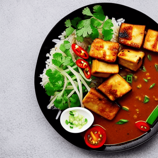 Cơm Đậu Hũ Sốt Cà