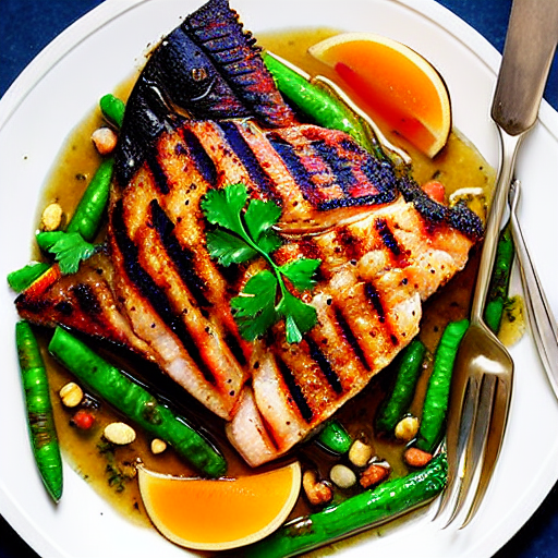 Grilled Fish with Za'atar