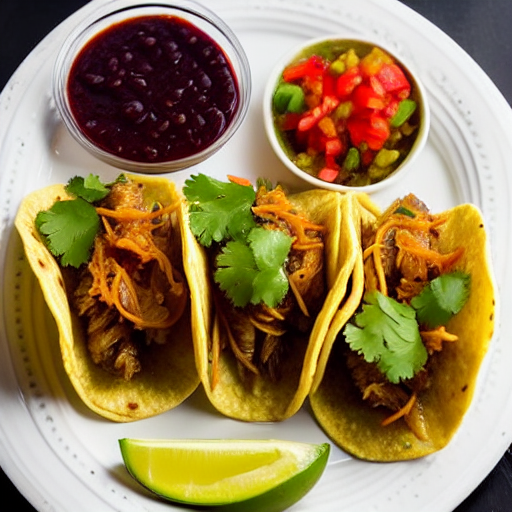 Tacos de Pescado al Tamarindo y Piña y Cilantro y Jengibre