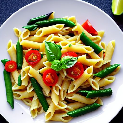 Halal Pasta Primavera
