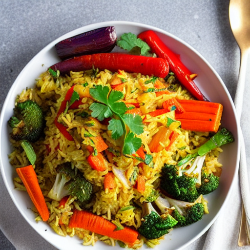 Roasted Vegetable Rice