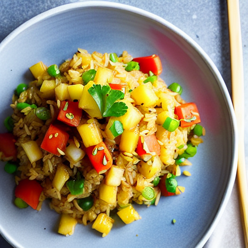 Vegan Pineapple Fried Rice