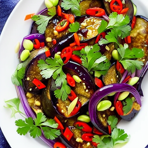Spicy Eggplant Salad