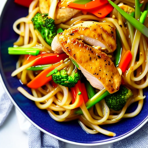 Yaki Udon with Chicken
