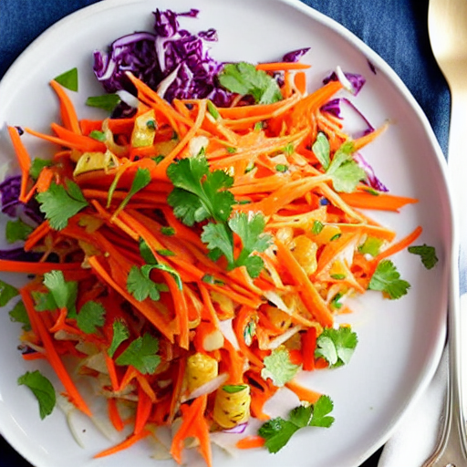 Cabbage and Carrot Slaw