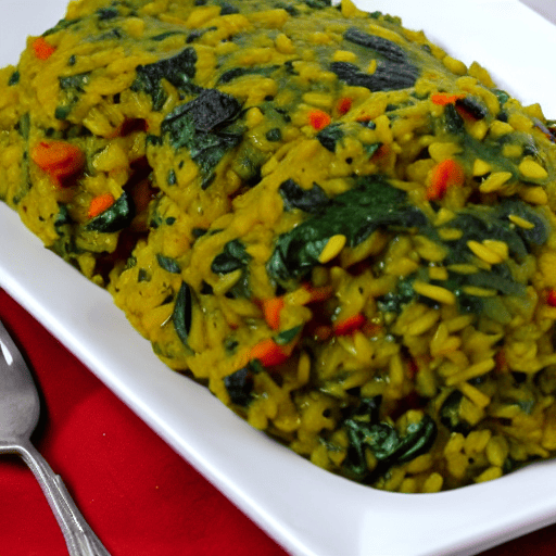 Dal Palak Khichdi Fry