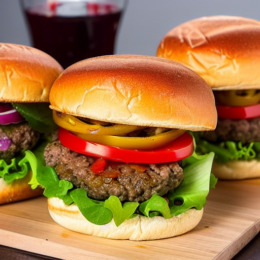 Hamburguesa de Pisto