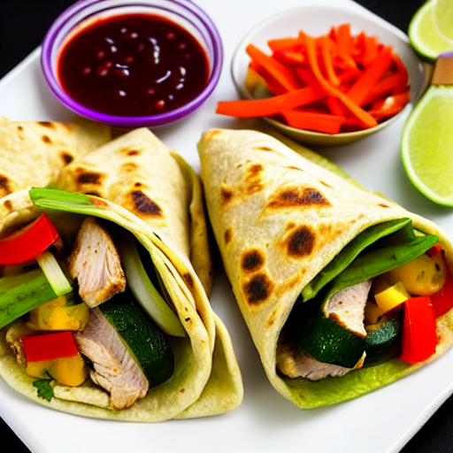 Halal Chicken Shawarma Wrap