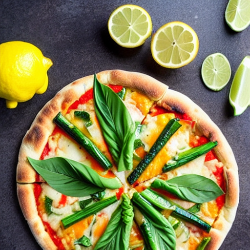 Thai Lemongrass Pizza