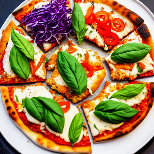 Crispy Taro Pizza