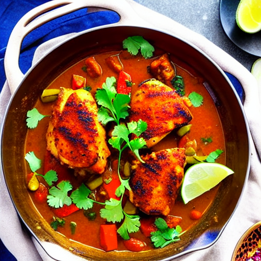 Keto Moroccan Chicken Tagine