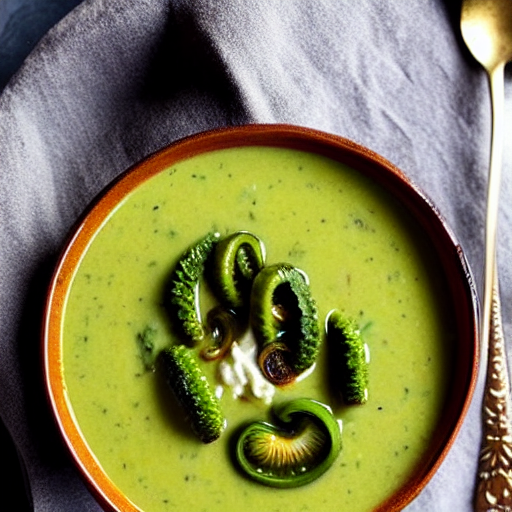 Fiddlehead Fern Soup