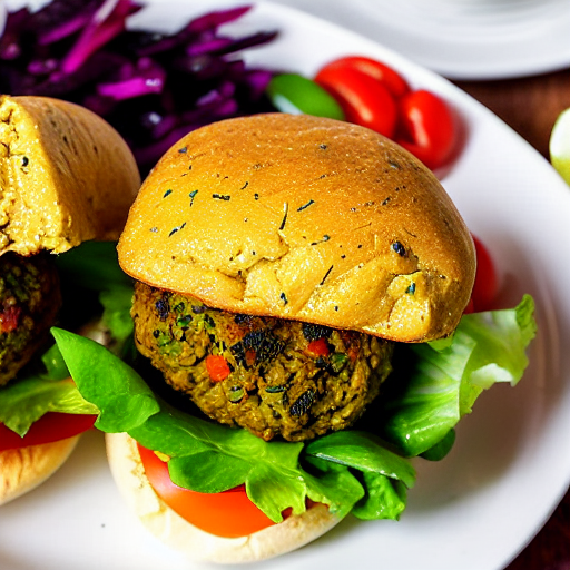 Mediterranean Falafel Burger