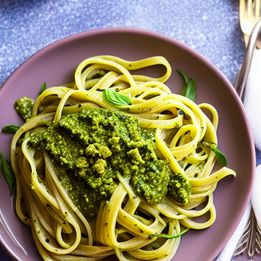 Vegetable Pesto Pasta