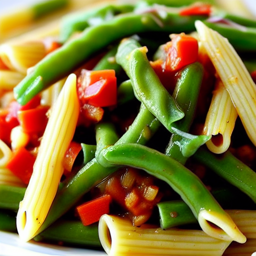 Pasta con Salsa di Fagiolini