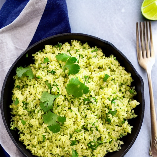 Cilantro Lime Cauliflower Rice