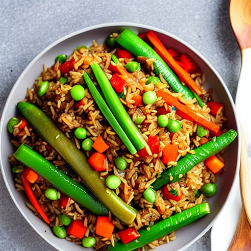 Beef and Vegetable Fried Rice