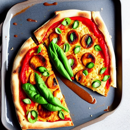 Miso Tofu Pizza
