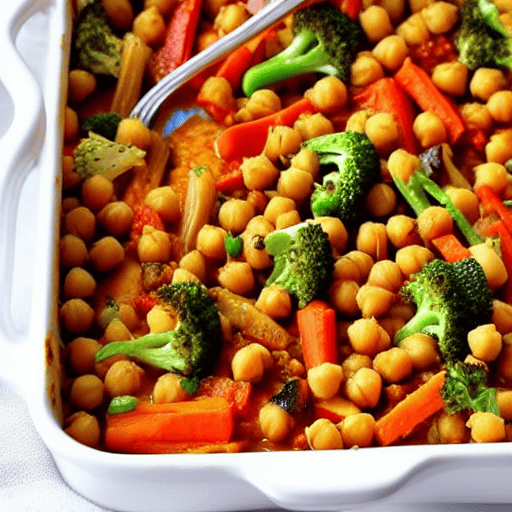 Vegetable and Chickpea Bake