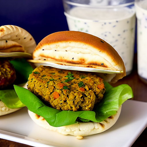 Chickpea Gyro Burger