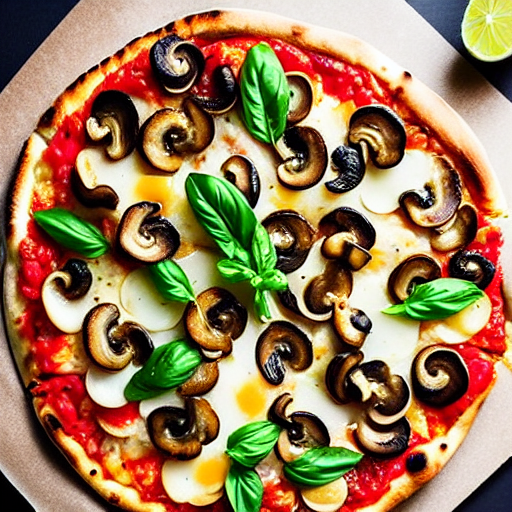 Pizza de Champiñones