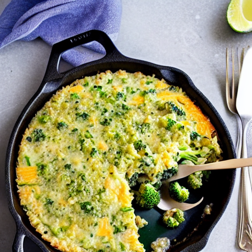 Riced Broccoli Casserole