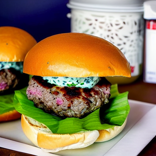Tzatziki Beef Burger